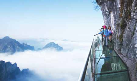 長沙出發(fā)到張家界天門山、玻璃棧道、天門洞一日游